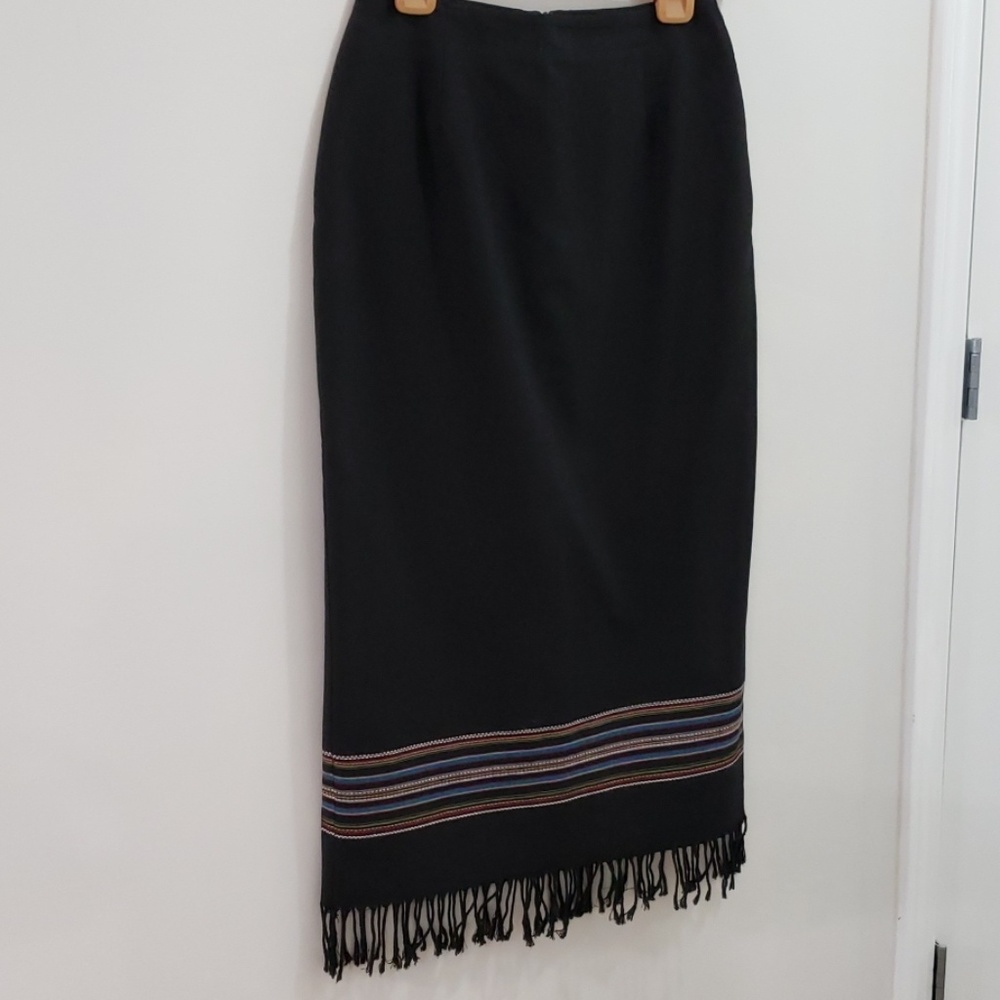 Skirt, Black Aztec style 0005